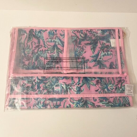 Lily Pulitzer hanging organizer Lilac Rose Out Of Office Sealed - Picture 8 of 14